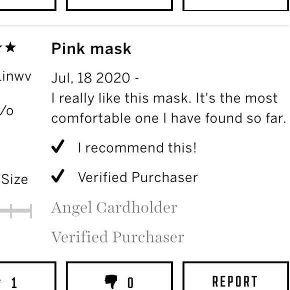 ALMOST GONE! VS PINK SEAMLESS REUSABLE MASK - Picture 8 of 8